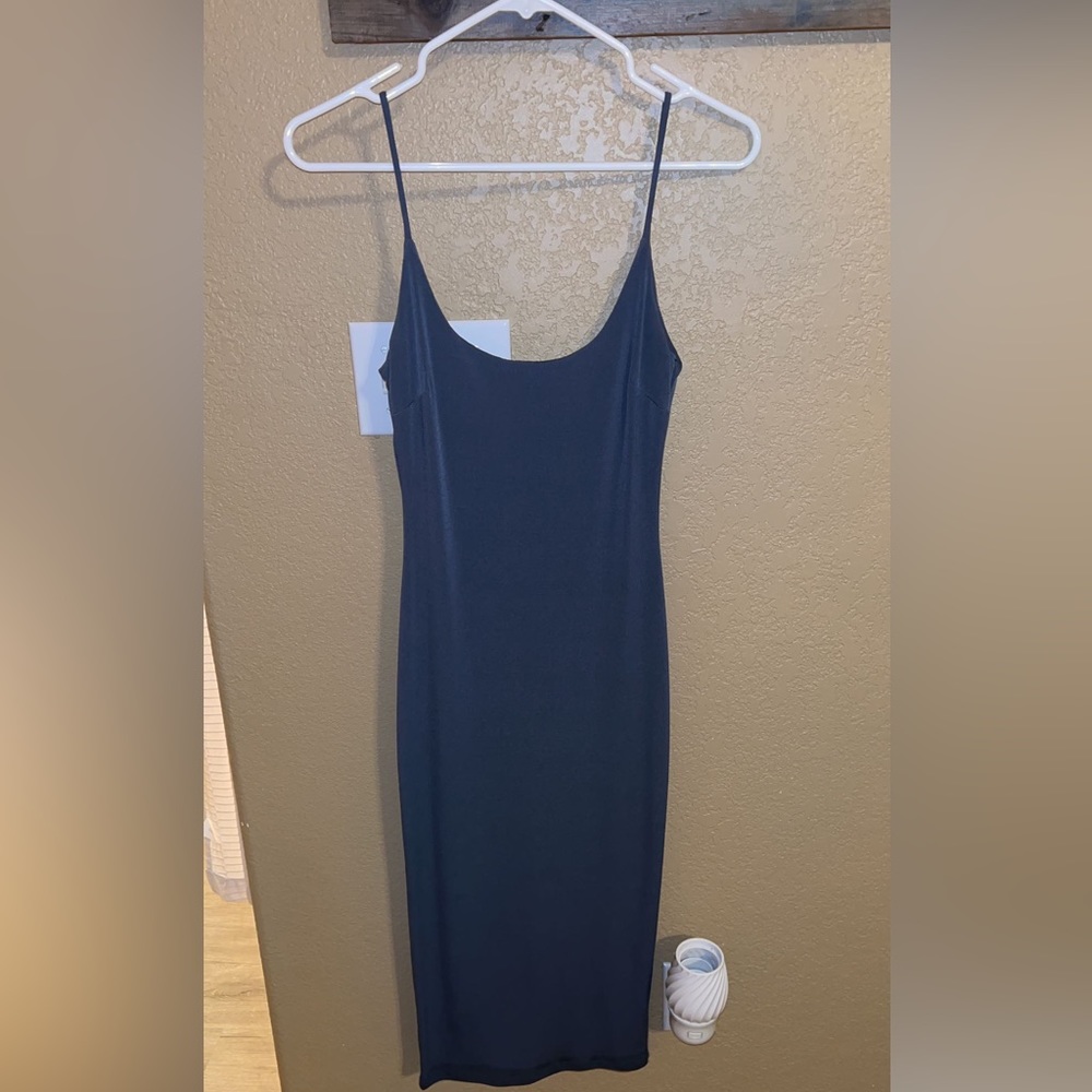 Blue bodycon dress, worn once